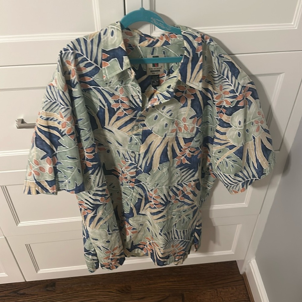 |VINTAGE| Tori Richard Button Down Aloha Shirt | Made In Hawaii |
